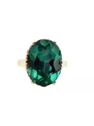 Vintage Jewlery Ring Emerald 14K Yellow gold vrc130y